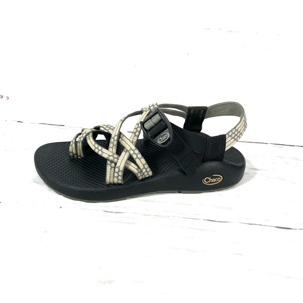 Chaco Shoes Women’s 8 Gray/ Beige‎ ZX/2 Slingback Sandals Hiking Outdoor.